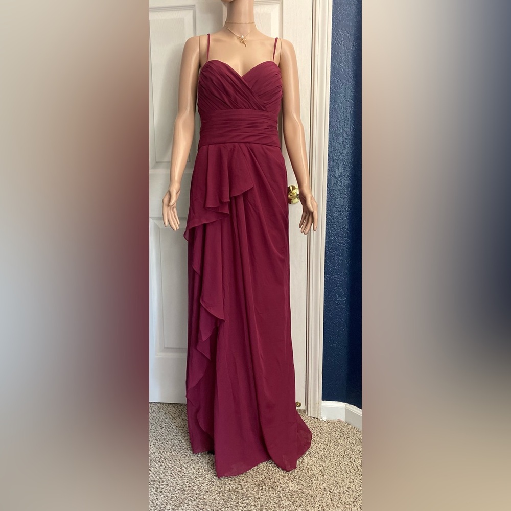 Wtoo Burgundy Maxi Dress